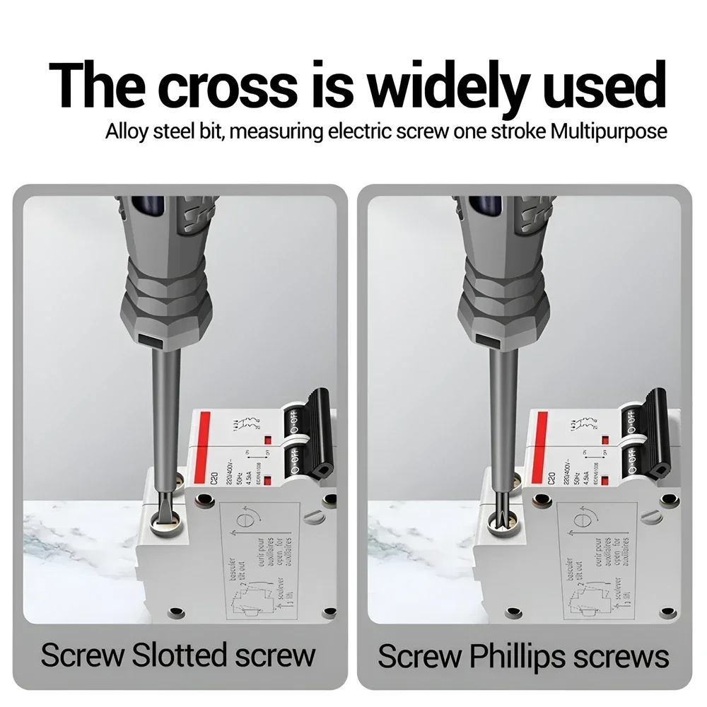 Test Pencil Voltage Detector Electrician Phillips Screwdriver /Flat Screwdriver Professional Hand Tools Voltage Tester Pen