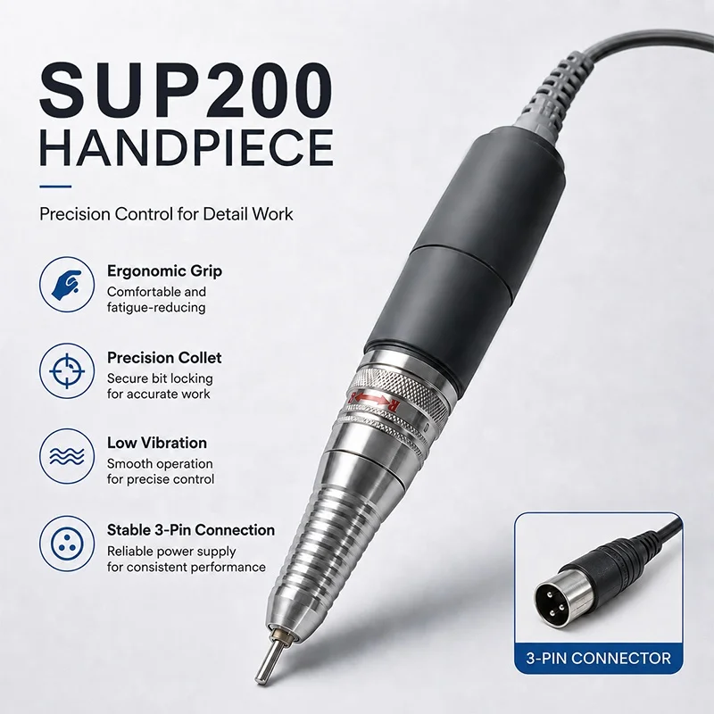 2088 Japan Micromotor Replacement Manicure Equipment Electric File Polisher Original G5 Super SUP200 Nail Drill Handpiece