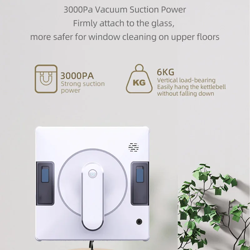 Strong Suction Smart Automatic Window Glass Cleaner Electric Window Cleaner for Household Window Cleaning Robot