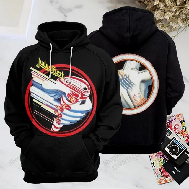 ロックバンドユダプリースト 3d プリントパーカー男性女性ファッションスポーツパーカートレーナーコートメンズスウェット男性服快適 Moletom