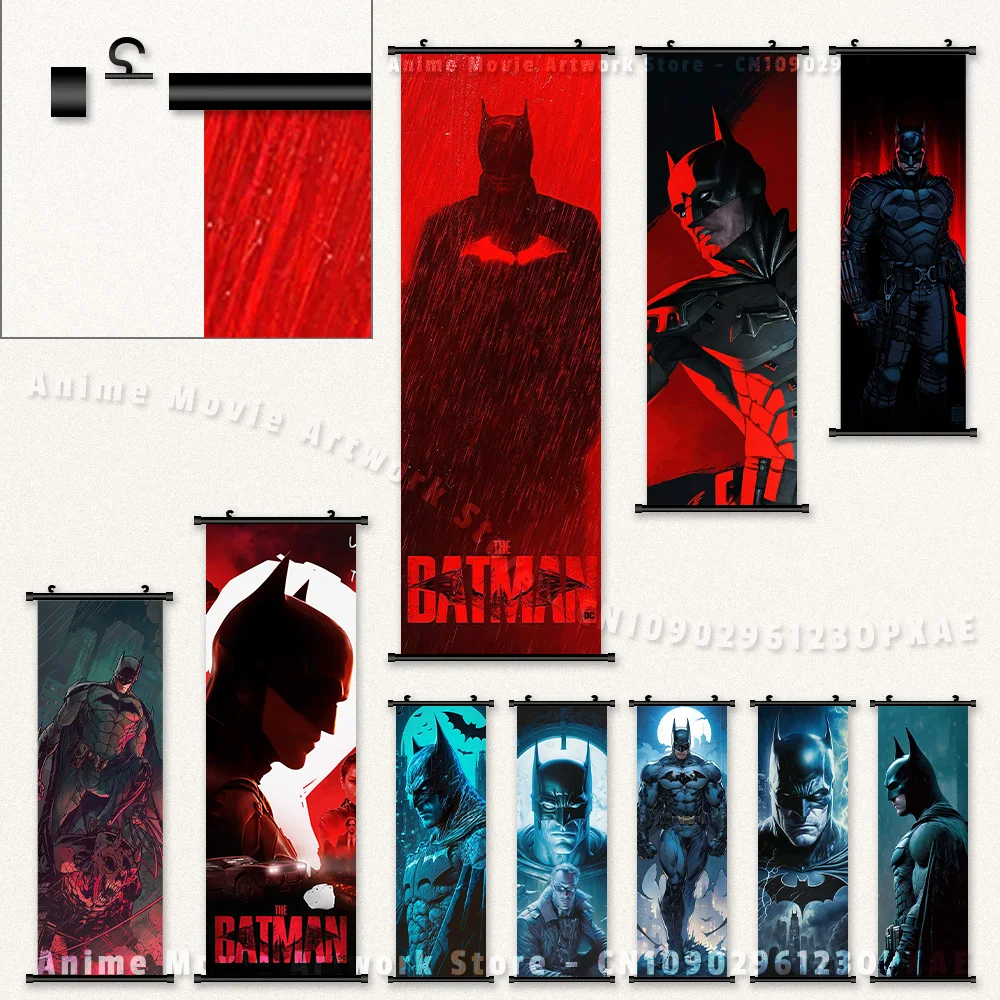 

Настенная живопись, холст, прокрутка, фотографии, подвесная картина для комнаты, печать, плакат, украшение дома, обои для фильма, Лига Справедливости, Бэтмена