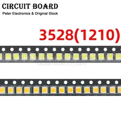 Smd-LEDダイオードキット,3528, 1210,グリーン,レッド,アイス,ブルー,イエロー,ピンク,パープル,UV,オレンジ,rgb,100個セット