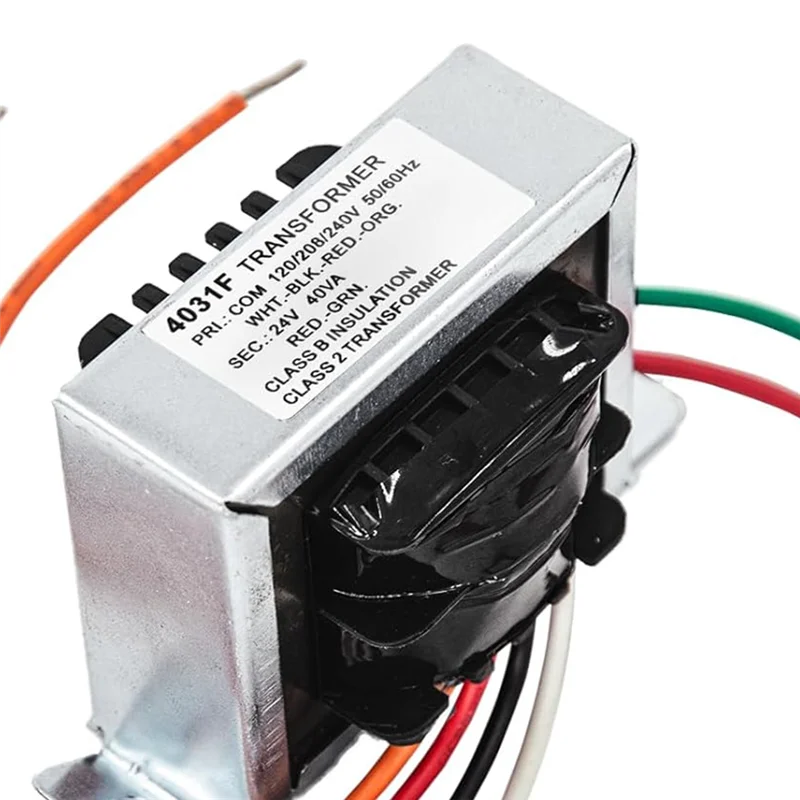 

MOPHE-24V 40VA Control Transformer 40VA, Primary 120, 208, 240V Secondary 24V, HVAC Furnace Multi Tap With Foot Mount