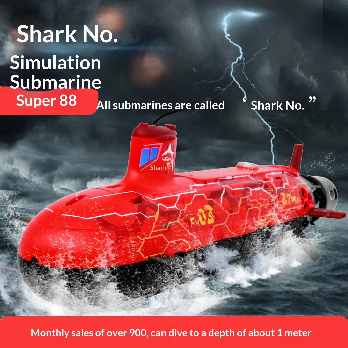 Remote Control Submarine Electric Model Boat Wireless Competitive Battle 27Mhz 40Mhz For Water Pool Lake Summer Vacation Gift