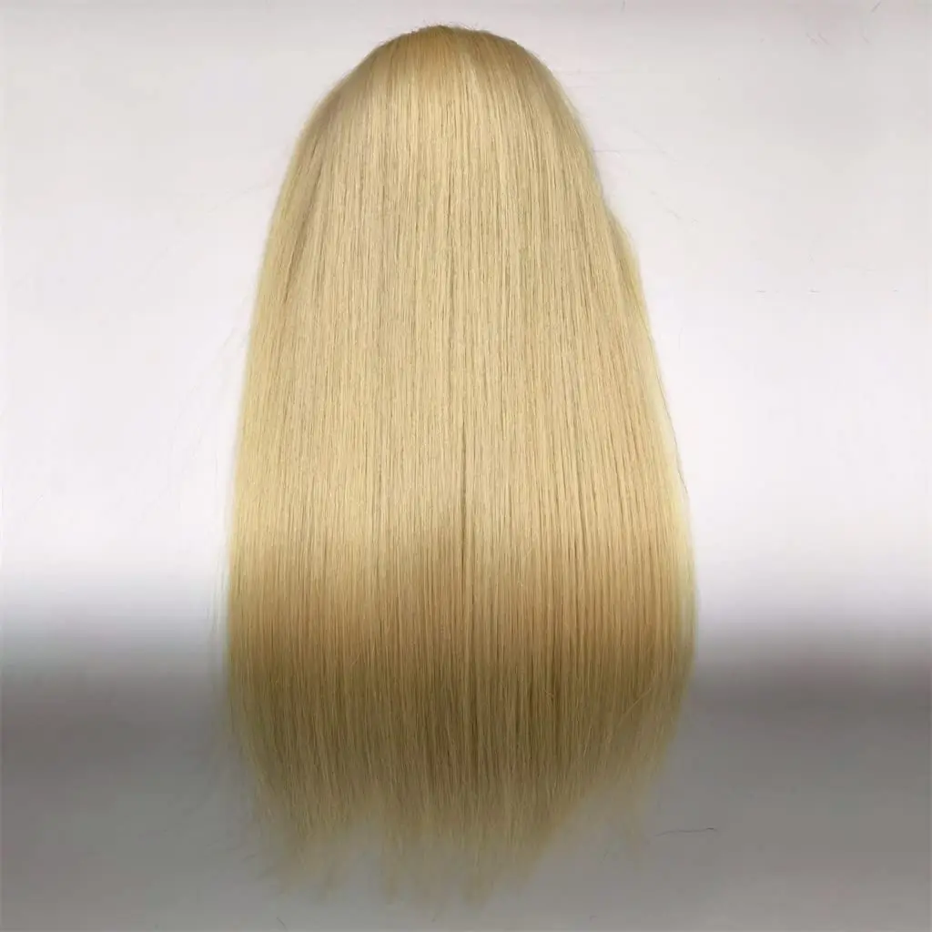 Blonde 613 Straight Drawstring Ponytail Clip In Hair Extensions 12-26Inch 100% Unprocessed Human Hair Extensions 120G For Women