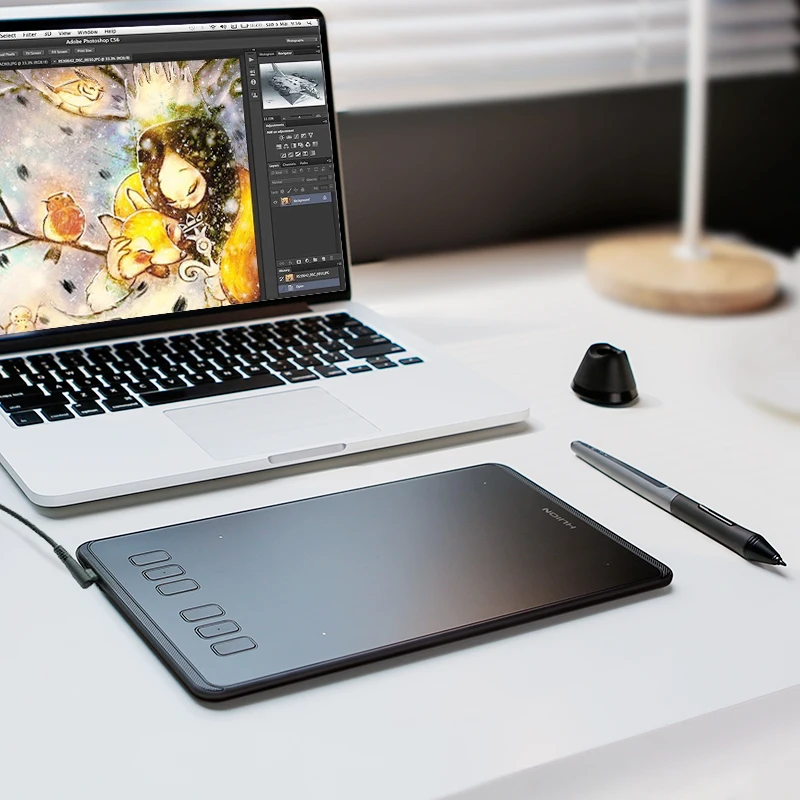 

Affordable Suitable for Beginners Design Drawing Graphic Tablet with Pen Tablet Graphics H640p