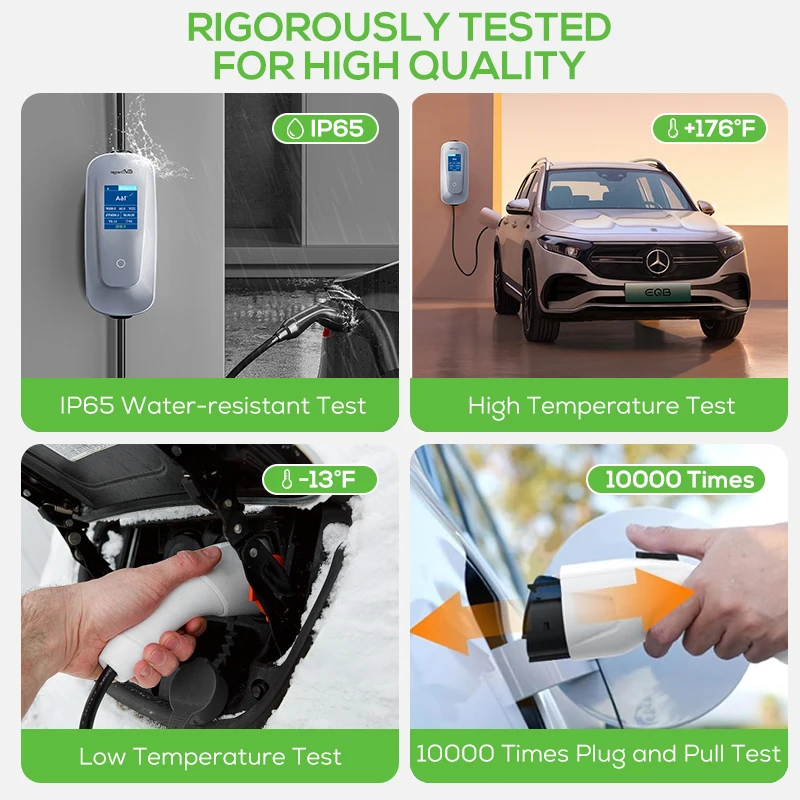 Ovrod 2024 المنتجات الرائجة 9.6KW Tesla Type1 مع محطة شحن محمولة 40A تيار قابل للتعديل شاحن Tesla Ev #5