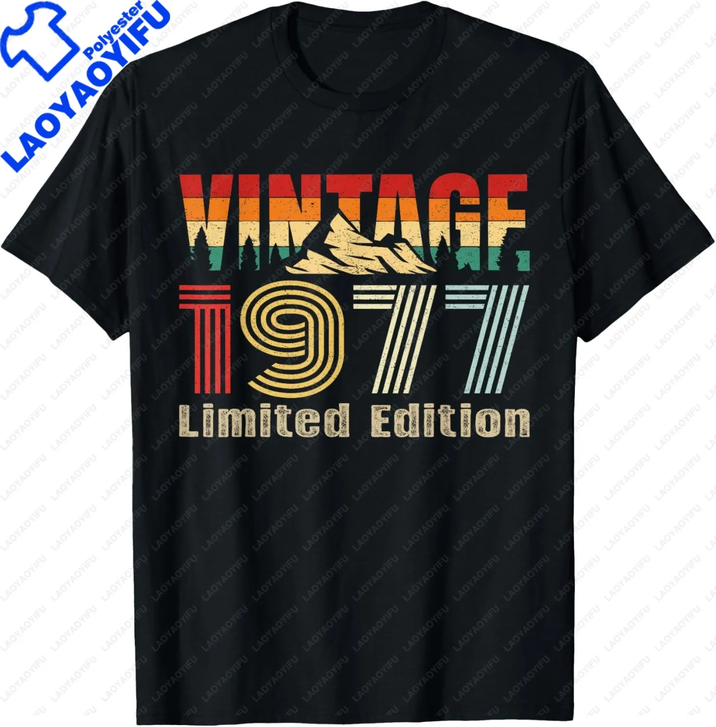 Jahrgang 1977. Alle Originalteile. T-Shirt Unisex Sommer Streetwear Tops Casual T Shirt für Mann Camisas – Detail 19