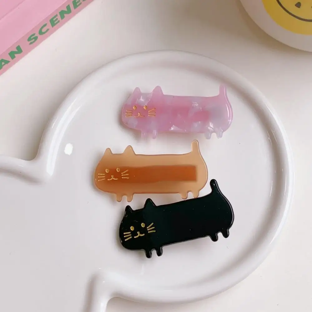 

Girls Cute Cat Cartoon Animal Hair Accessories Female Korean Style Hairpins Hair Accessories Hair Clips Women Barrettes