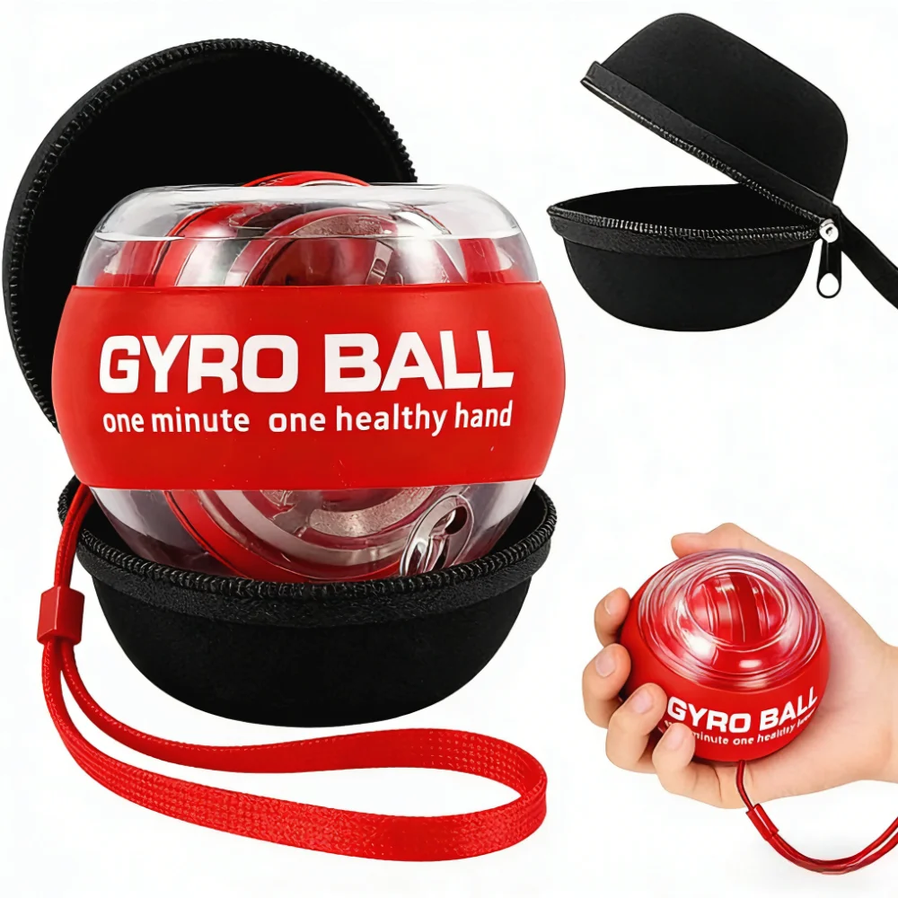 

Wrist Trainer Ball Auto-Start Gyroscopic Forearm Exerciser Gyro Ball for Strengthen Arms, Fingers, Bones and Muscles,gift