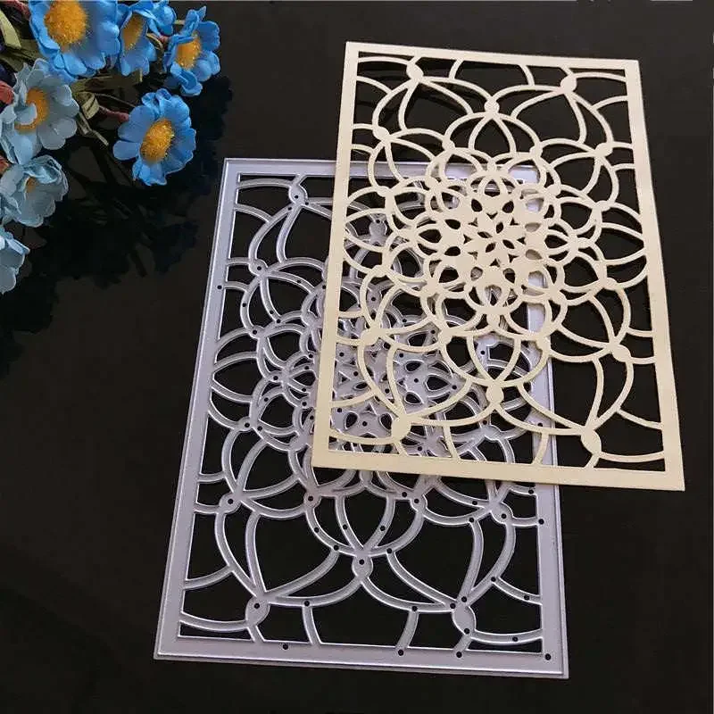 Flourish Lace Pocket Metal Cutting Dies Scrapbooking Album Emboss Paper Craft Die Cut Card Stencil