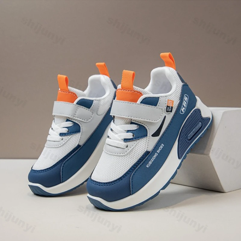 Sepatu Platform Anak-anak Sepatu Lari Anak Laki-laki Anti Selip Nyaman Ringan Flat Bersirkulasi Jaring Anak Perempuan Baru Musim Semi Musim Gugur