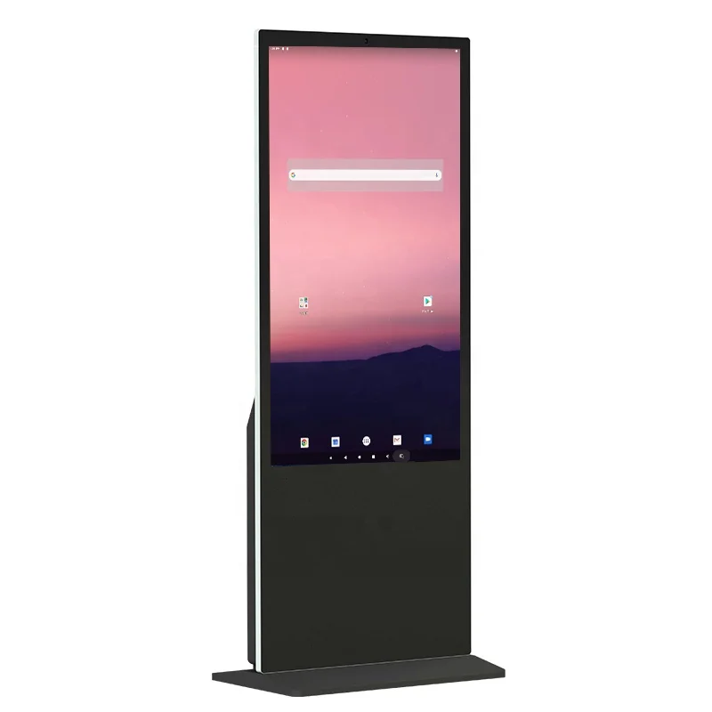 Hot Sale Interactive LCD Touch Screen Kiosk Animation Display Floor Stand Indoor Advertising for Shopping Mall Supermarket