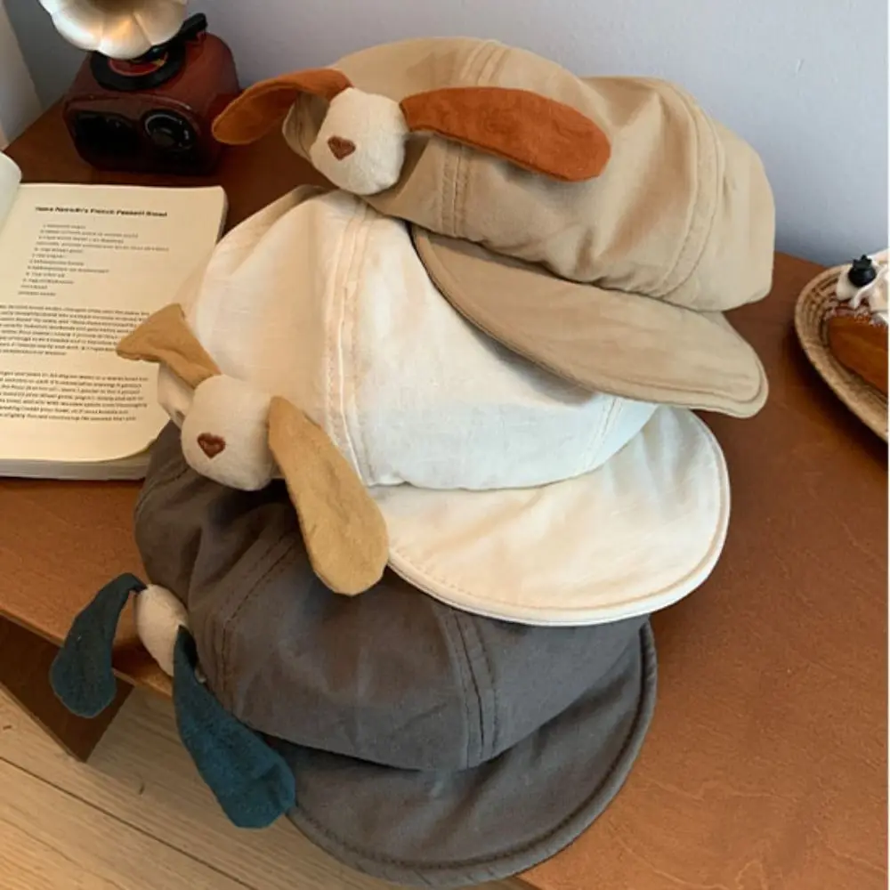 

Personality Painter Hat Cute Puppy Beret Korean Style Newsboy Cap Cloud Newsboy Hats Cotton Y2K Octagonal Cap Outdoor