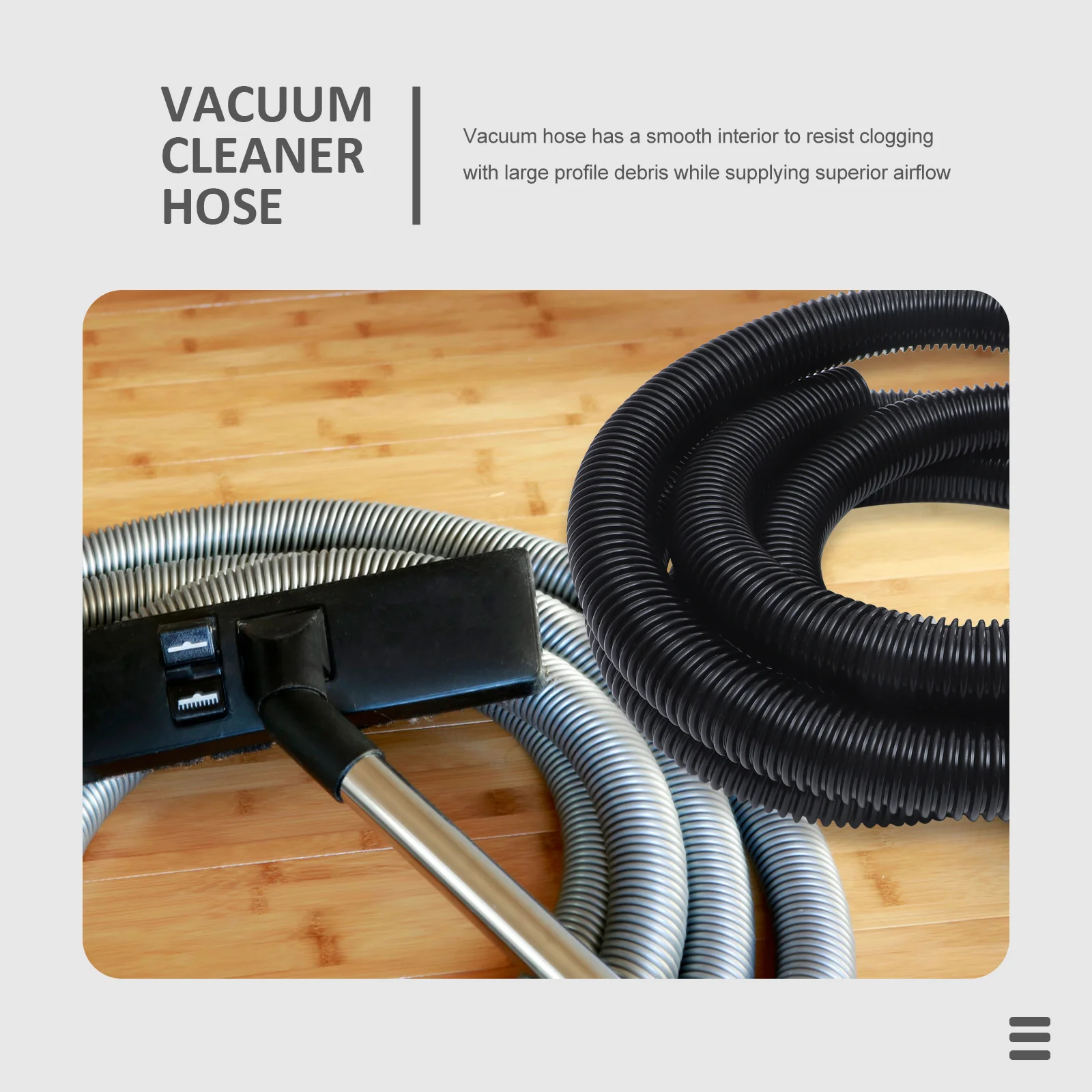 

Vacuum Cleaner Pipe Accessories Flexible Vacuum Cleaner Hose Rigid Adaptors Industrial PVC 32mm Diameter Flexible Tube