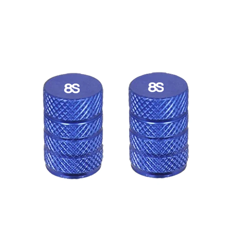 Motorcycle Aluminum Alloy Tire Wheel Decorate Parts Valve Stem Caps Cover WITH LOGO 8S For Suzuki GSX-8S GSX 8S GSX-S 8S GSX8S