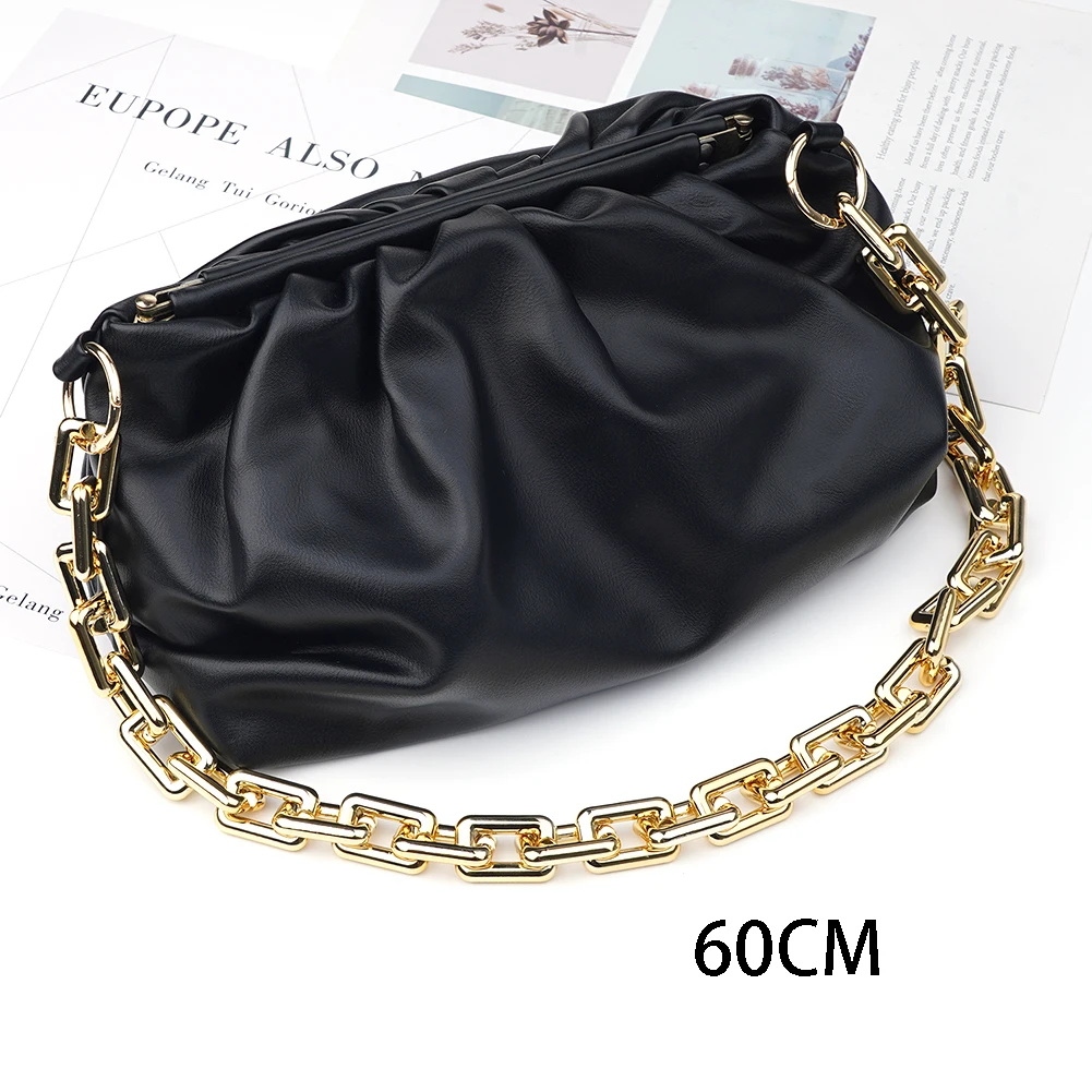 40/60cm Handbag Modification Acrylic Extension Thick Chain Shoulder Strap Replacement Chain for Shoulder Bag Handbags Straps