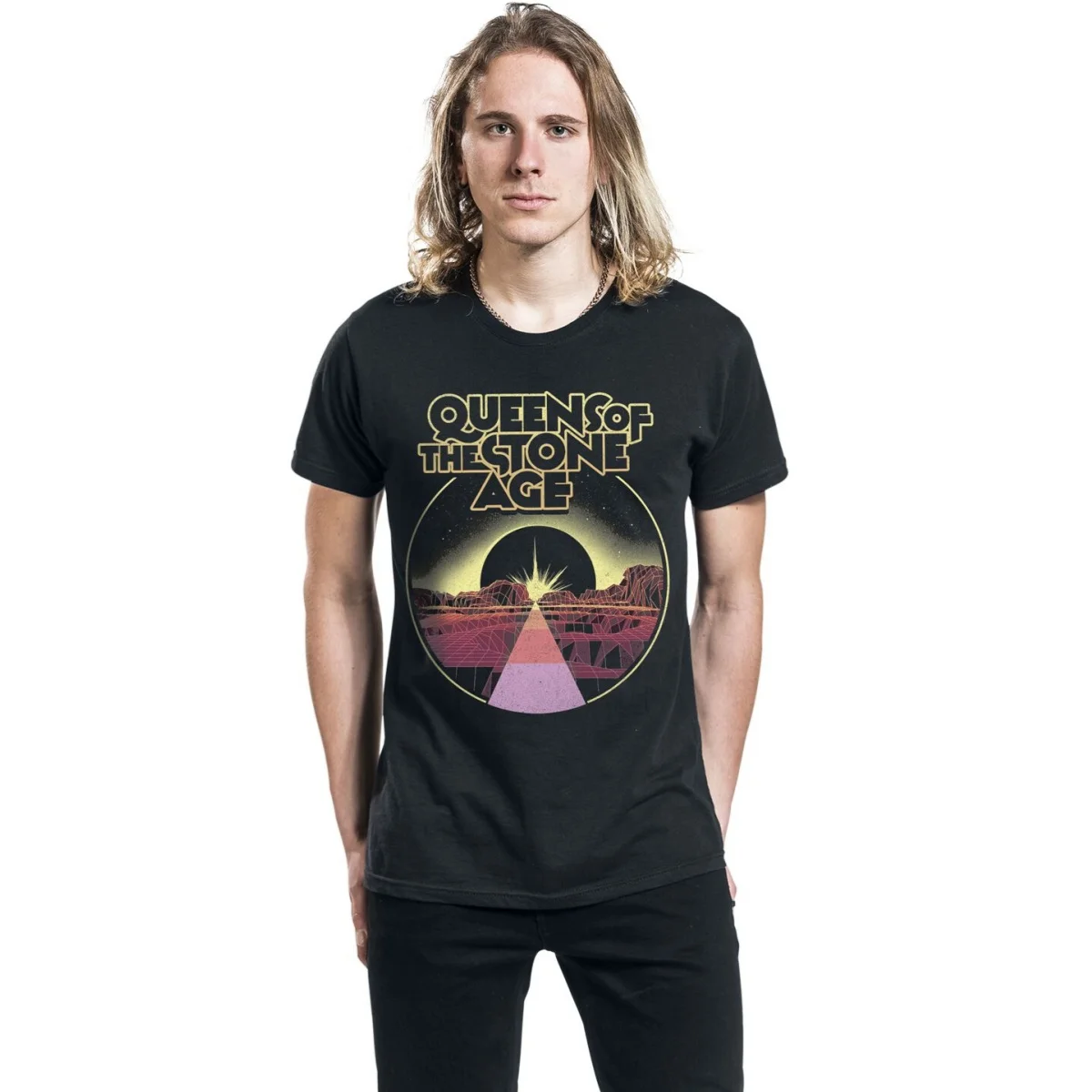 Fit Queens of The Stone Age Graphic Cotton T-shirt Unisex Summer Short Sleeve Fashion Brand Tee Luxury Casual Vintage Tees