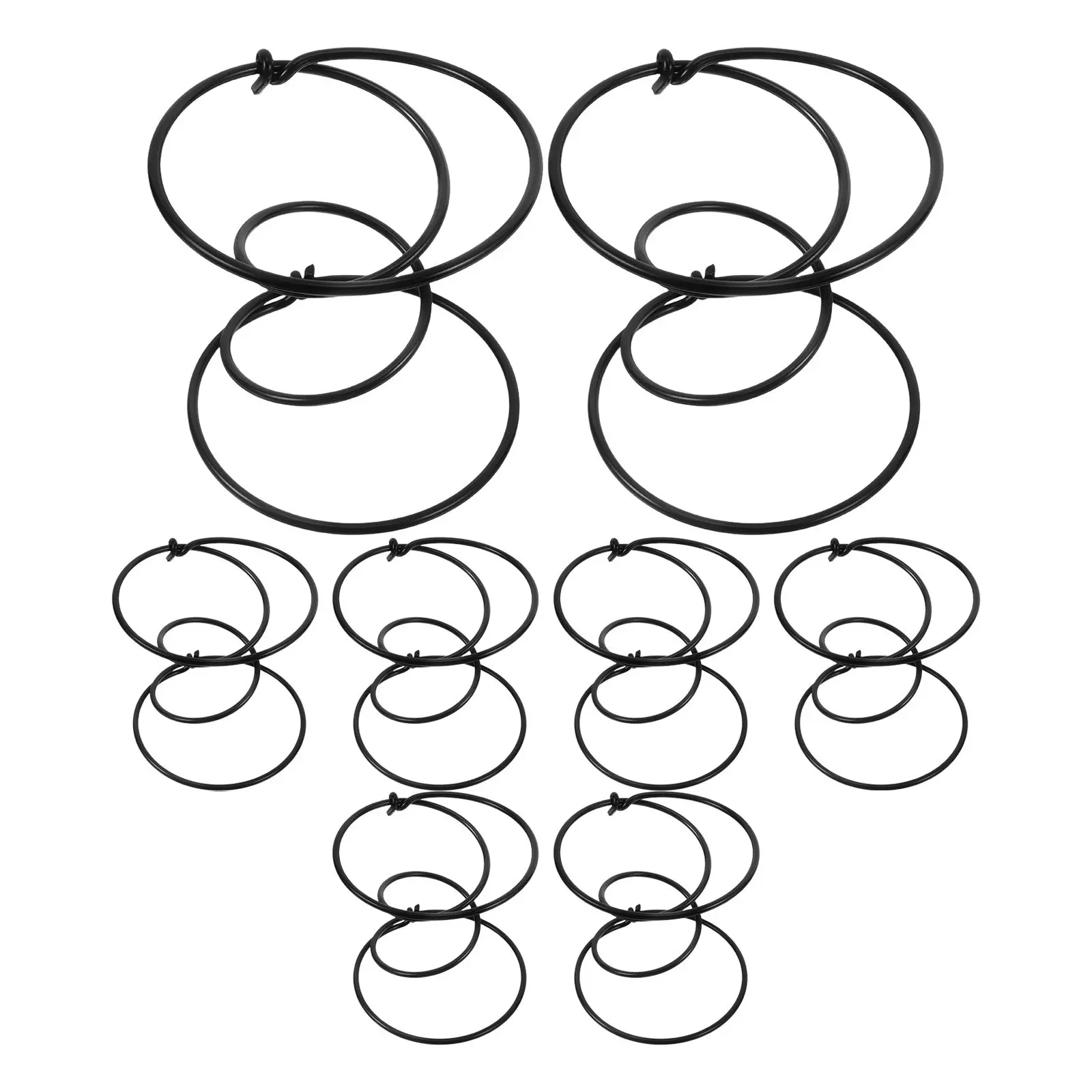 8 Pcs Chair Coil Springs Couch Repair Replacement Parts Car Seat Black Kit Back