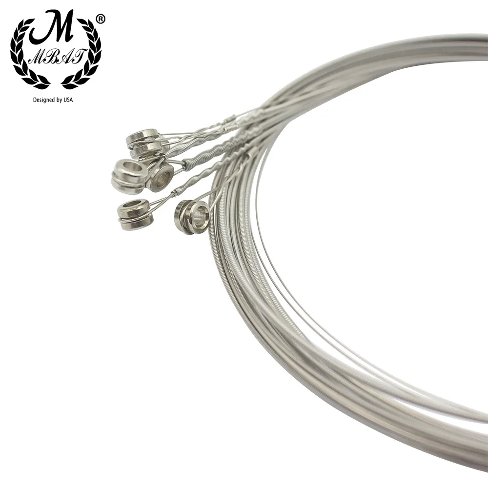 M MBAT Electric Guitar Strings Silver Stainless Wire Nickel Alloy Wound Musical Instrument Accessories Electric Guitar Strings image 6