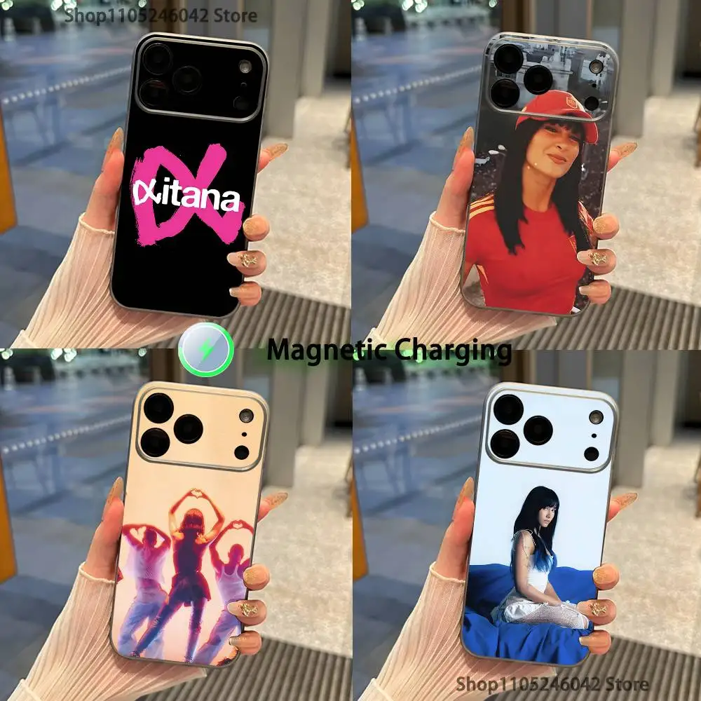 

Singer A-Aitana Alpha For iPhone 17,16,15,14,13,12,11,Pro,Max,Plus Magnetic Wireless Charging Transparent gray Phone Case