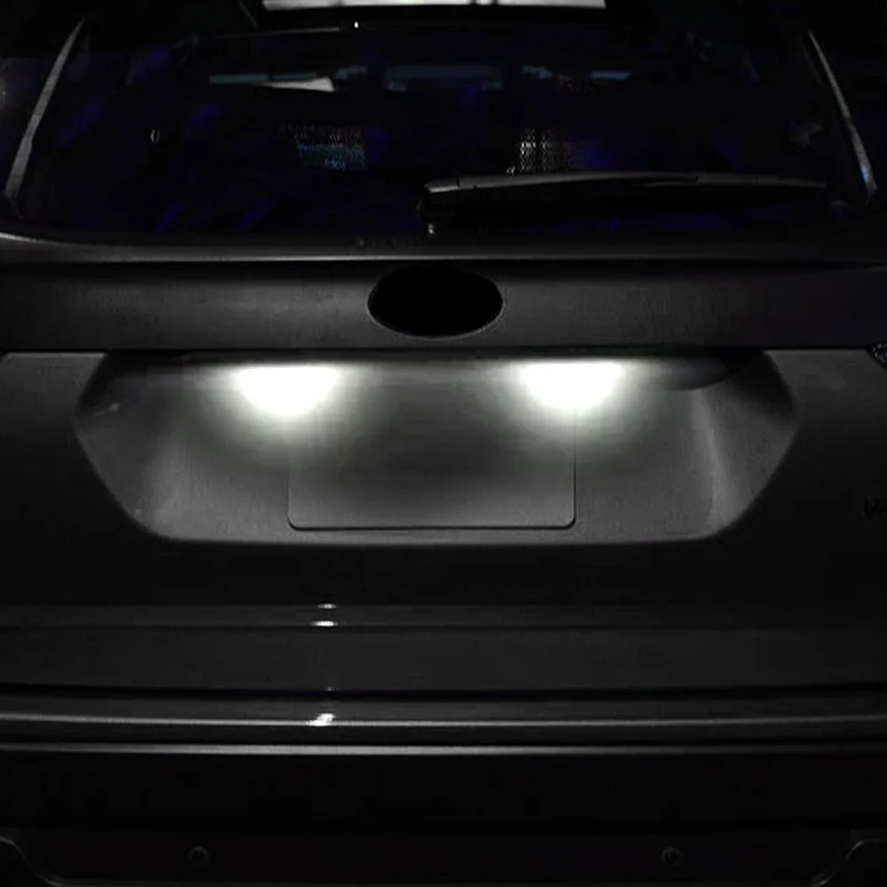 2 قطعة سيارة LED رقم الترخيص لوحة ضوء لسوبارو فورستر BRZ WRX Crosstrek XV ليجاسي Outback امبريزا صعود تويوتا GT86 #3