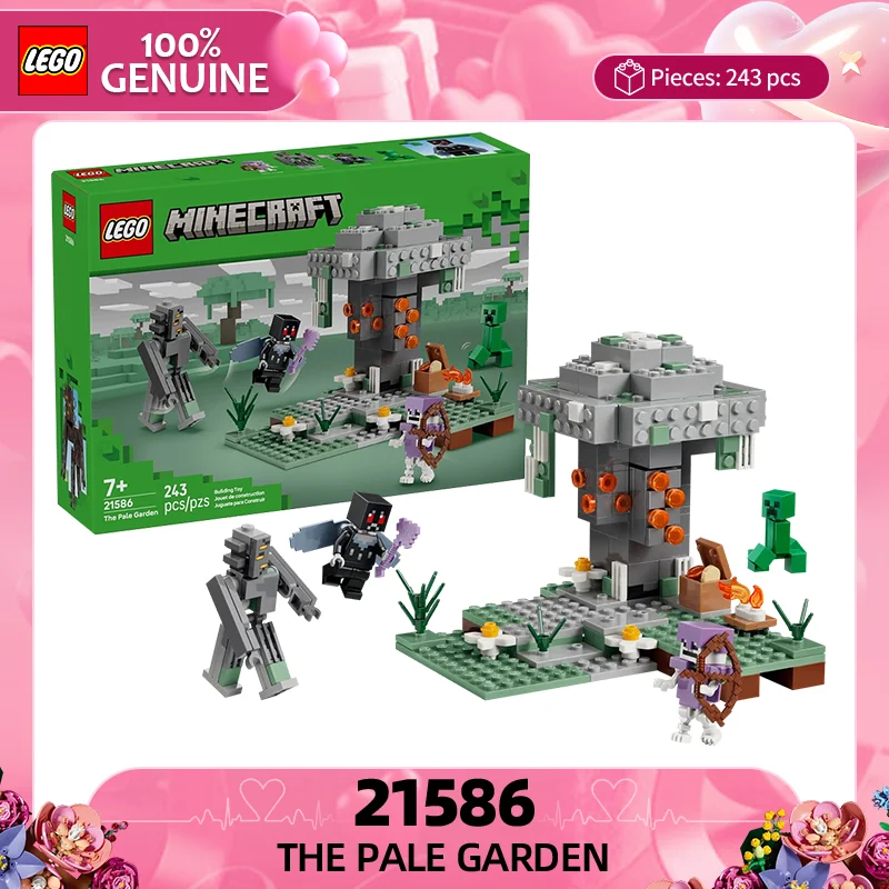 

LEGO Minecraft серии 21586, детская головоломка «Паленый сад», строительный блок, игрушка в подарок