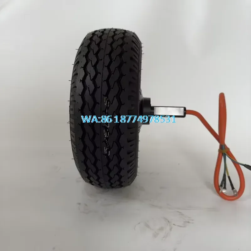 Wmwmnu for 13 Inch 125/60-8 Gearless High Power 8000w High Torque 100N.m Cart Single Shaft Hub Motor