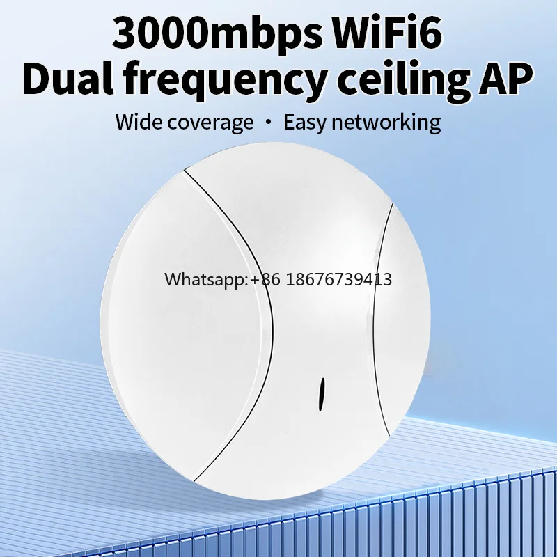 OEM Wi-Fi 6 Access Point OpenWrt POE LAN Port Ceiling Mount AP Wireless Wifi Router