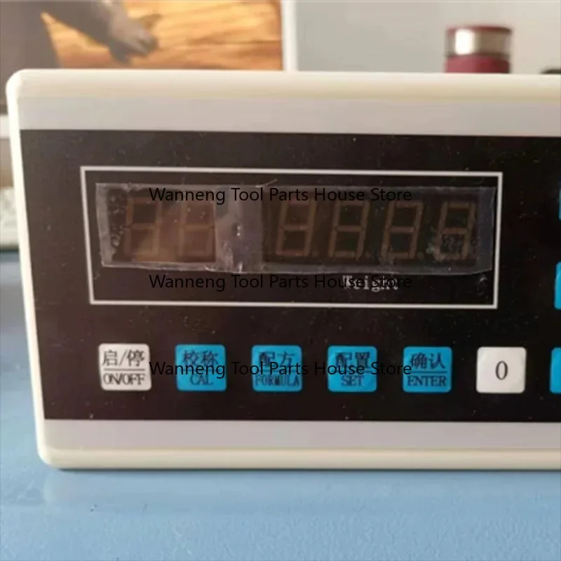 Electronic weighing instrument display controller prints communication mixing station quantitative meter head