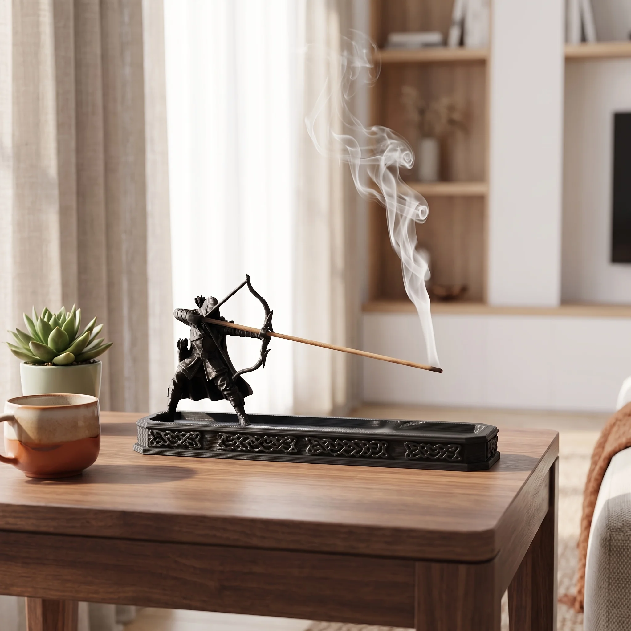 Retro Medieval Archer Incense  - Incense Stick Holder ulasan dan harga