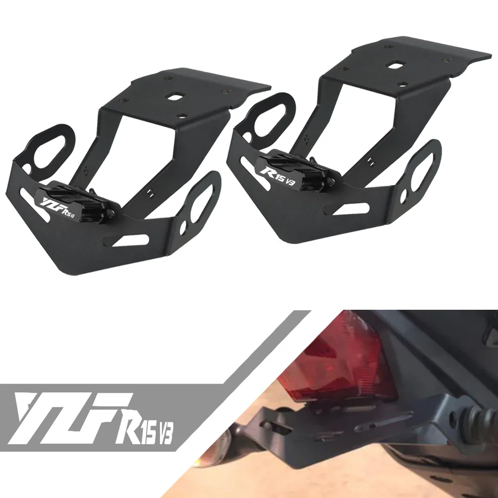 

Motorcycle For Yamaha YZF R15 V3 Tail Tidy Fender Eliminator With LED Light YZF-R15 V3.0 2017-2022 License Plate Holder Bracket