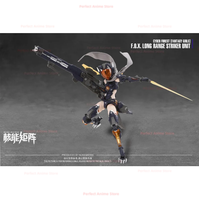 Transformation NUKE MATRIX FOX Long Striker Unit Range Assembly Machine Girl Model Gift Ready Stock