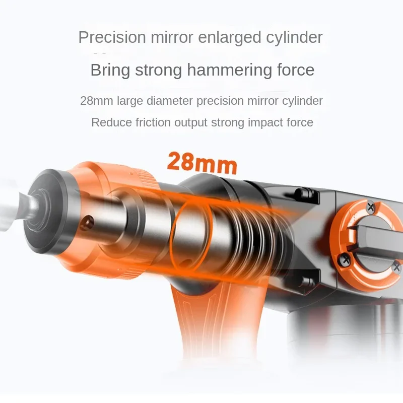 Electric Driller Multi Function  High Power Percussion Drill Industrial Use Household Electric Hammer Pick Electric Screwdriver