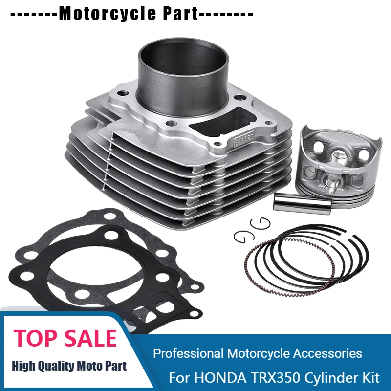 Motorcycle Engine Spare Parts for HONDA FOURTRAX RANCHER 350 Electric Shift TRX350 Motorcycle Cylinder Head Piston Rings Mat Set