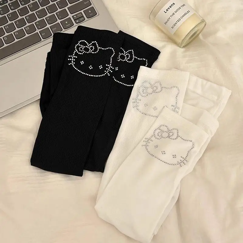 Hello Kitty Ijsstof Anti-Uv Zonnebrandcrème Hardlopen Fietsen Mouw Compressiemouwen Dames Outdoor Zomer Rijden Ademend Cadeau