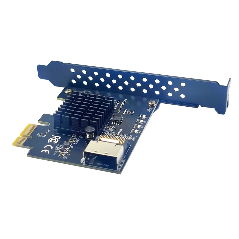 Imagem -02 - Pcie para Mini Sas Sff8087 Cartão de Expansão Suporte Portas Sata 3.0 6gbps Hdd Ssd Sff8087 Adaptador Pci Express x1 Controlador Sata