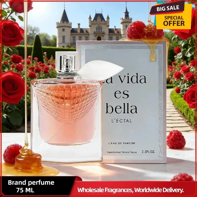 

Оригинальные духи для женщин, 75 мл, романтический аромат розы и жасмина, стойкий свежий натуральный цветочный аромат, элегантное парфюмерное масло для свидания