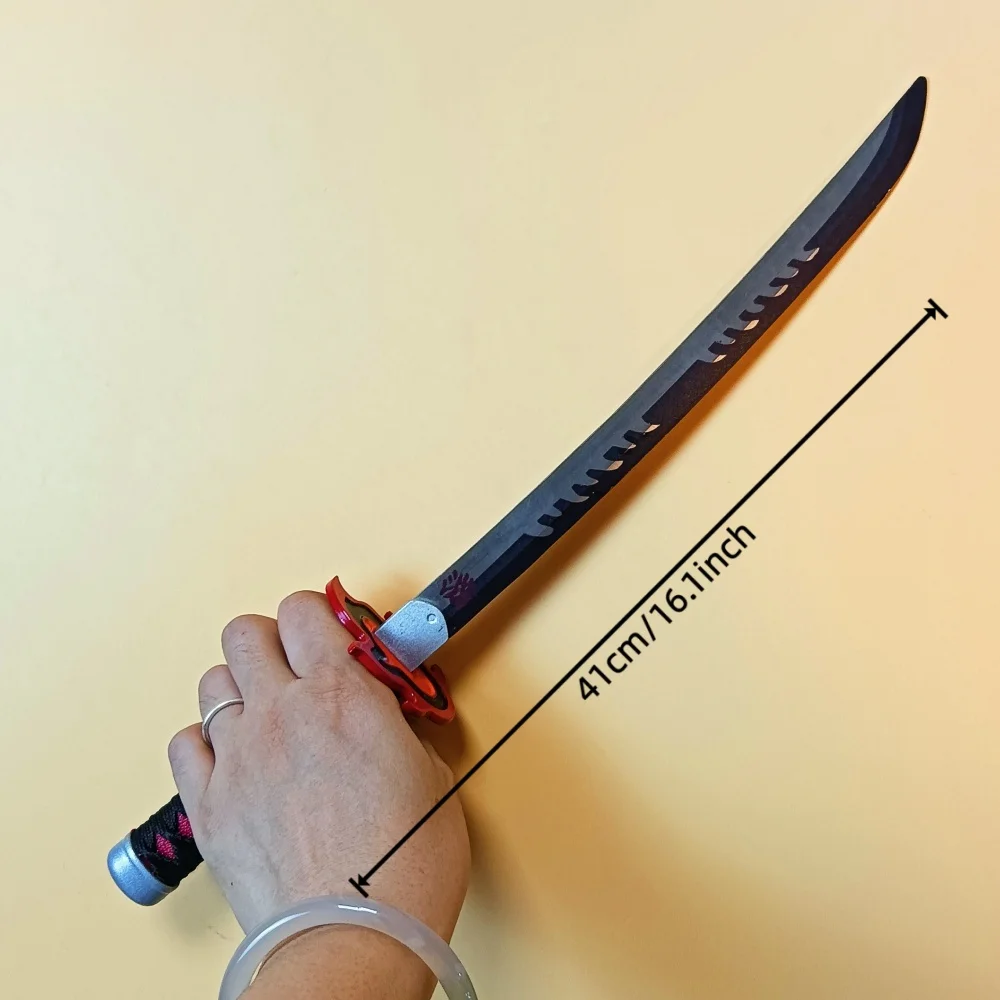 16 pouces 42 cm Katana véritable japonais Katana samouraï sabre épée couteau Ninja couteau en plastique Ninja Anime Cosplay accessoire non tranchant jouet cadeau