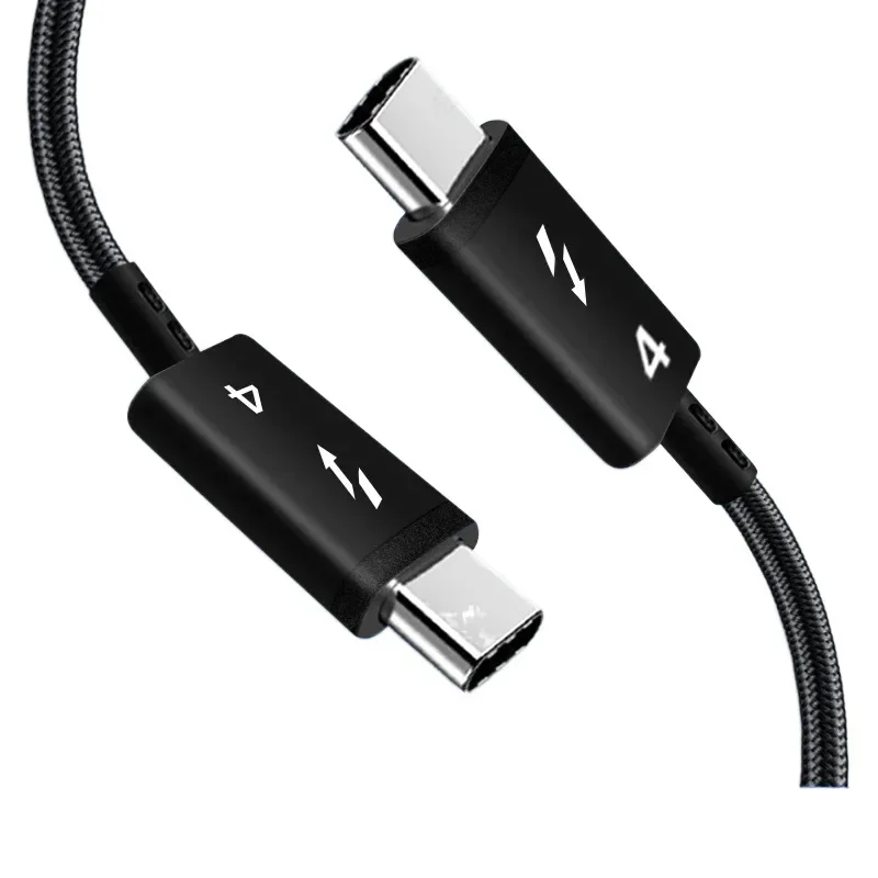 Thunderbolt Thunderbolt 4 kablo koaksiyel USB-C 40Gbps veri transferi yeni PD240W hızlı şarj kablosu 8K 60HZ uyumlu Macbook Dell USB4