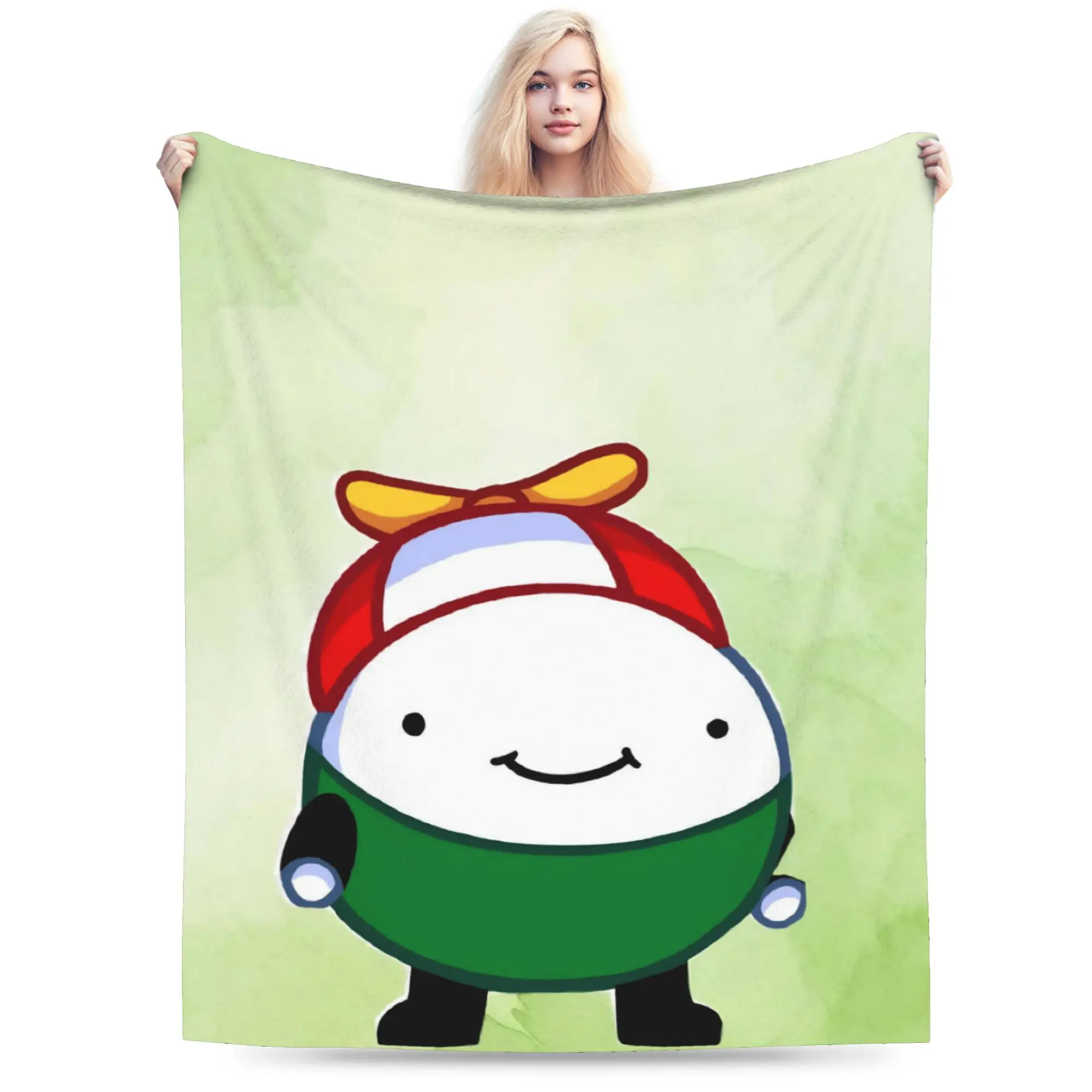 Omenaso Cartoon Meme Throw Blanket for Couch  Soft Cozy Plush Blanket 50x60 Inches Multi-size Bedspreads for All Seasons