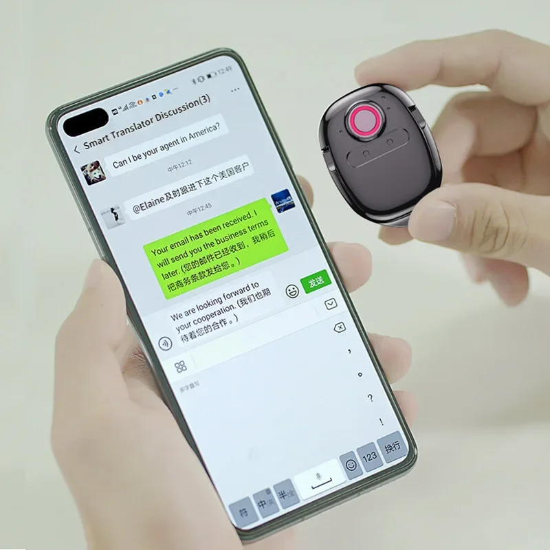 

Dimdu Mini Portable Smart Translator Instant 109 Language Translater Voice Electronic Translator Device