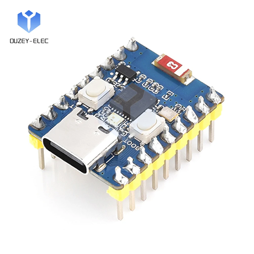 ESP32-C3-Zero WiFi Bluetooth Development Board ESP32-C3FN4 Core Processor Mini Demo Board Microcontroller Type-C Interface