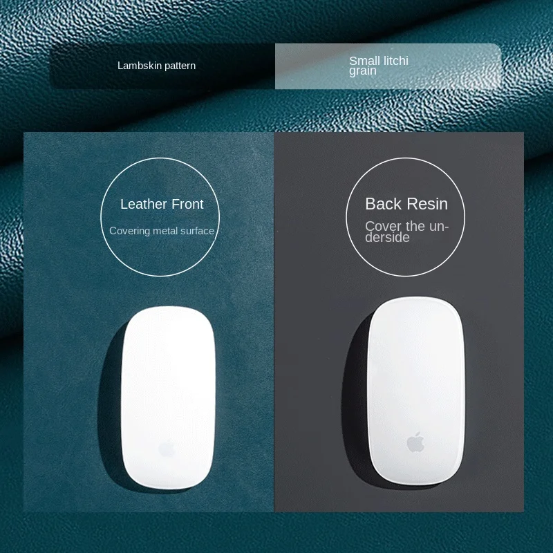 30x24cm Aluminum Alloy Gaming Mouse Pad with Metal PU Leather Surface Hard Anti-Slip Mat Clear Print for Computer Mouse