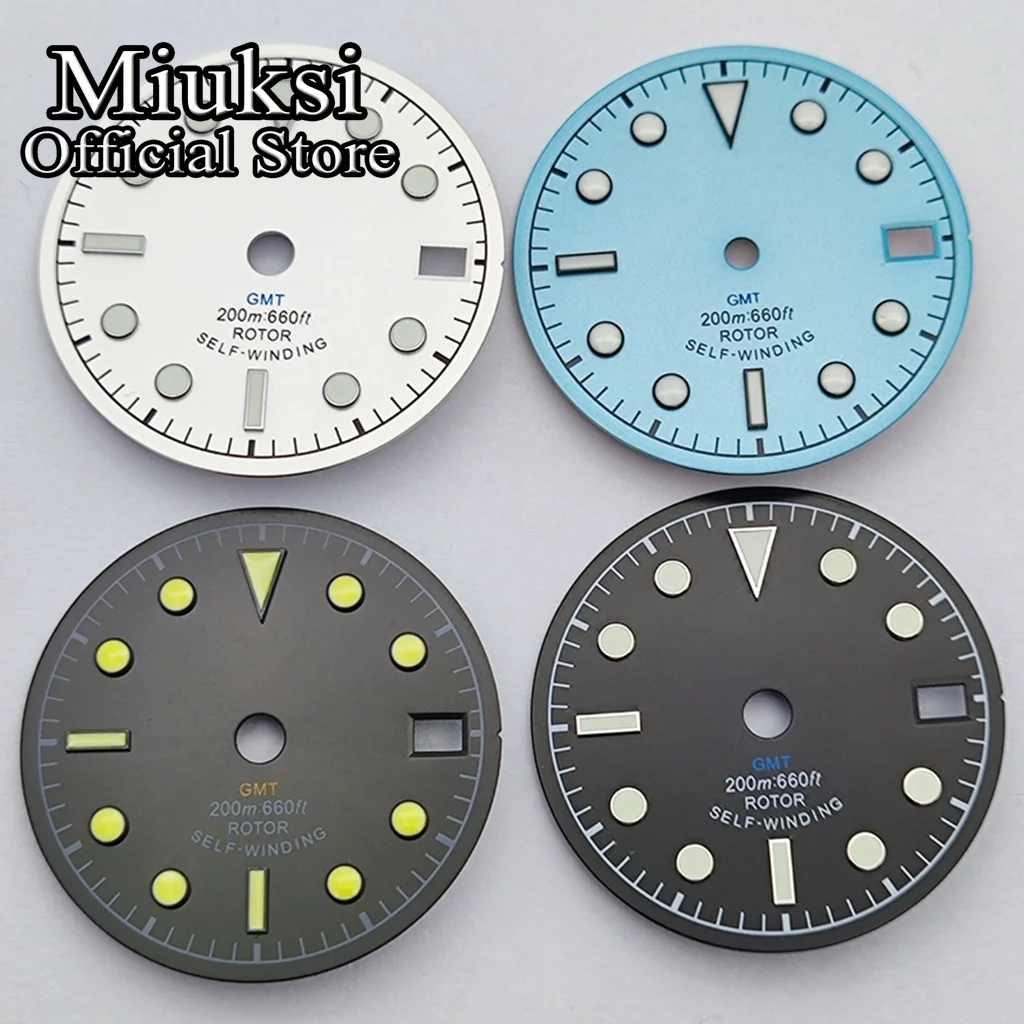 Customized Personalization Custom Logo Laser Print Name/Logo Watch Dial Diy Dial Fit NH34 NH35 Movement
