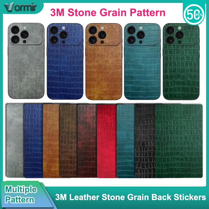 

Vormir 3M Stone Grain Skin Back Sticker for phones cases color changing rear films for hydrogel screen protector plotter machine