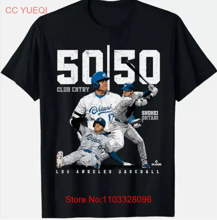 VENTA Ohtani Historic 50-50 Club Entrance Shohei Ohtani camiseta, CALIENTE todos los tamaños