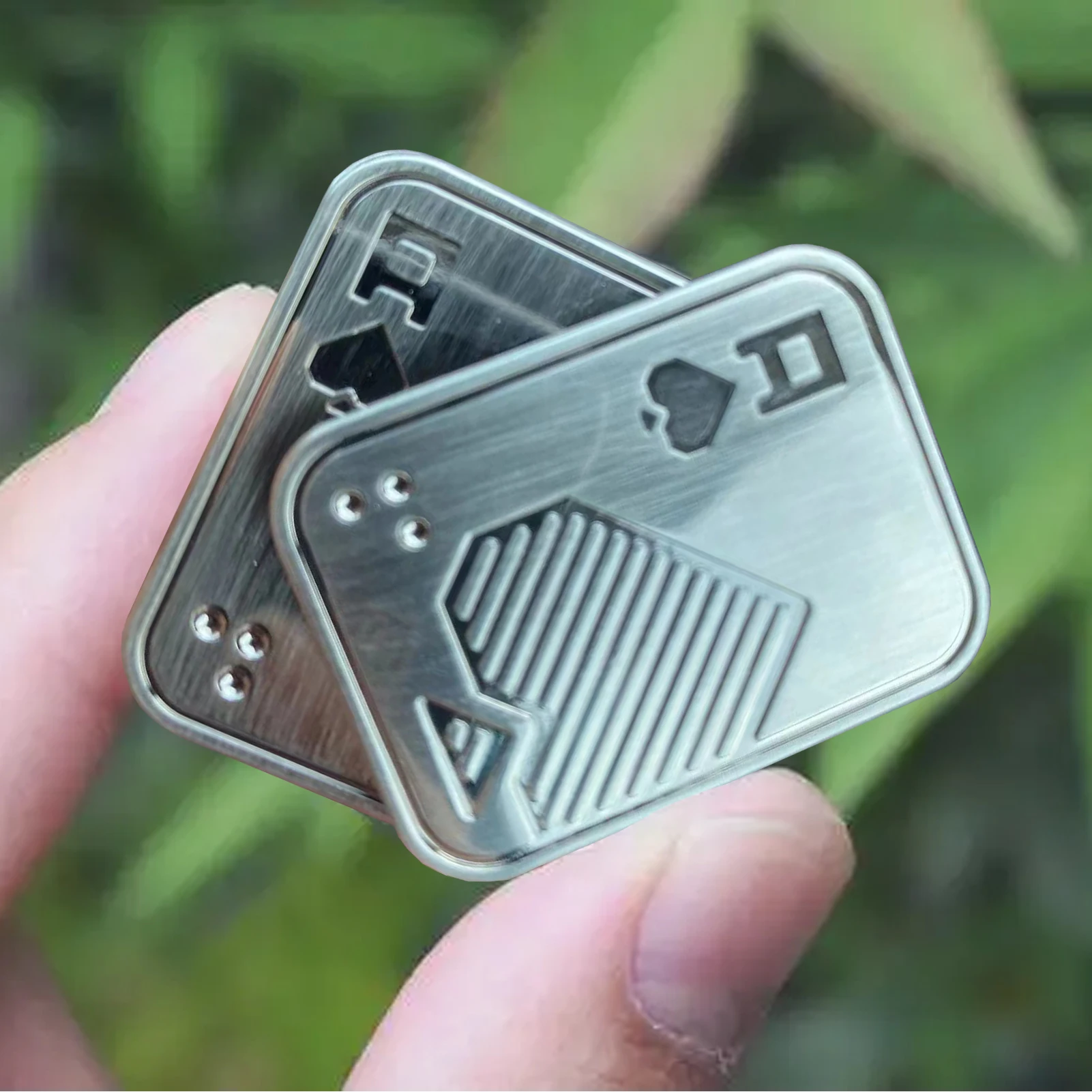 

Fingertip Poker Stainless Steel Magnetic Push Slider Adult Metal Toys Sensory Toys Easy To Use Hand Spinner Stress Relief Toy