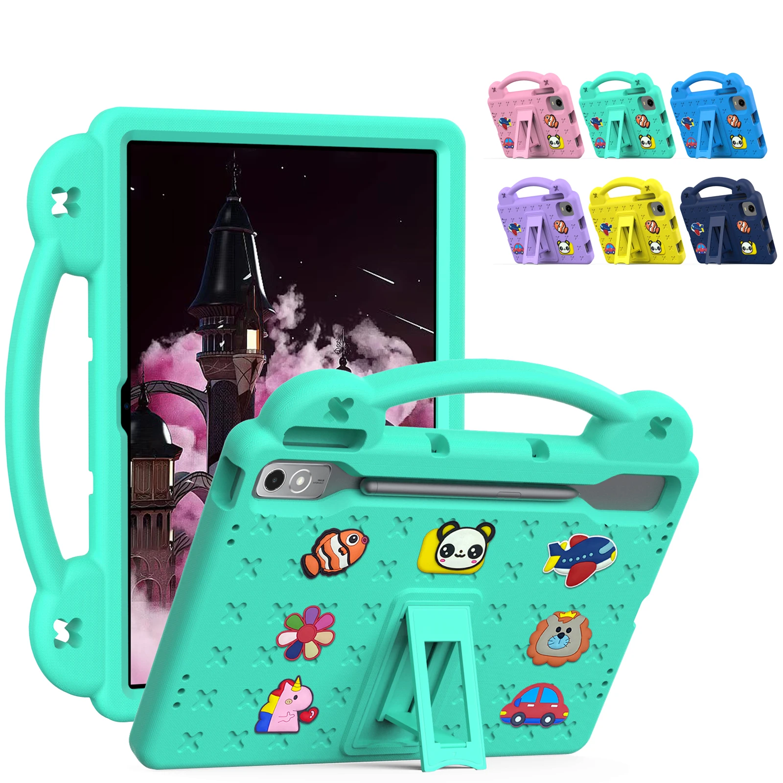 

Чехол с подставкой из ЭВА для Lenovo Xiaoxin pad pro GT 11,1 дюйма, 2025 TB710FU, портативный чехол для планшета YOGA tab plus 12,7 K10 Gen 2 WiFi