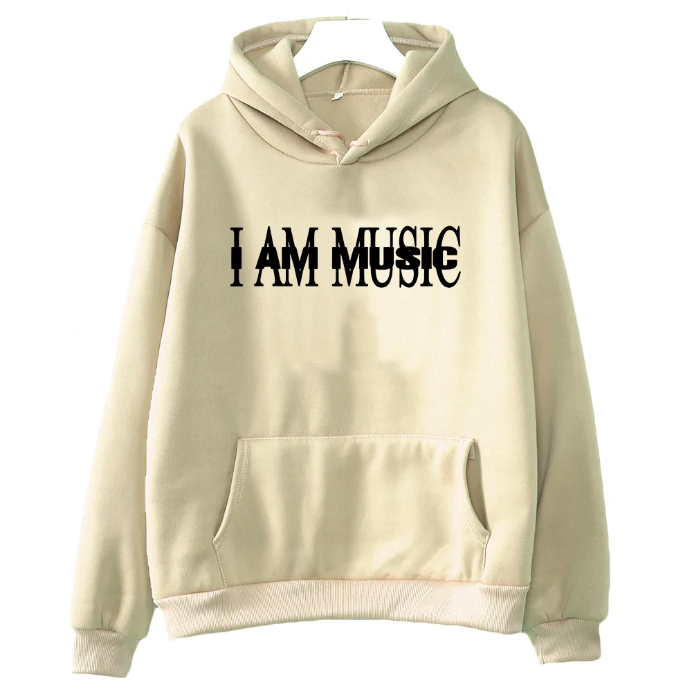 Lonely That Destroy Hooded IAM MUSIC Long-sleeved Fashion Comfortable Sweatshirt With Hooded Hip Hop Clothing Unisex Soft Hoody